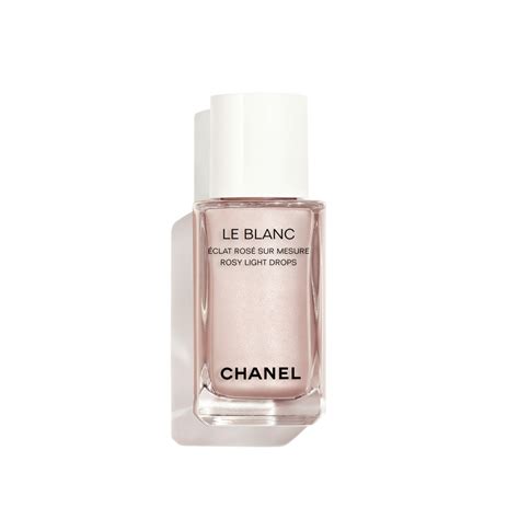 chanel blanc light creator base rose|le blanc rosy light drops.